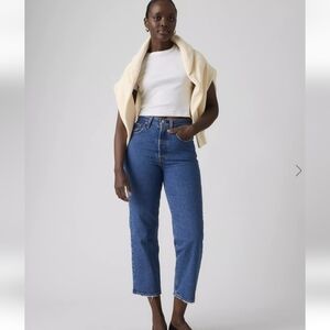 Levi's Ribcage Straight Ankle Jeans Jazzpop 27x27